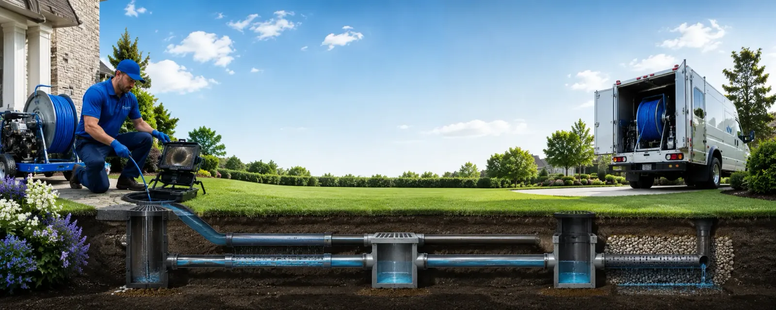 Outdoor drain cleaning information for Gill, CO